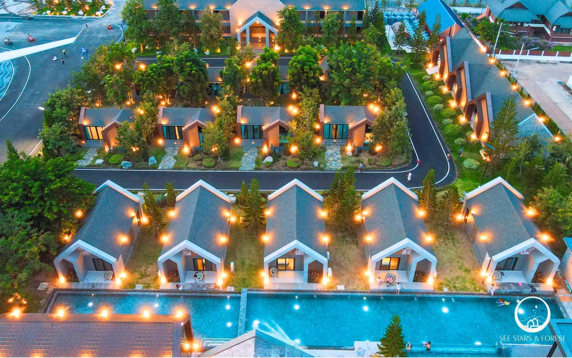 See Stars & Forest Resort Amphoe Sawang Daen Din Eksteriør billede
